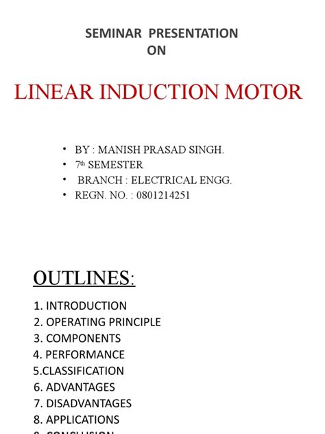 induction motor seminar .